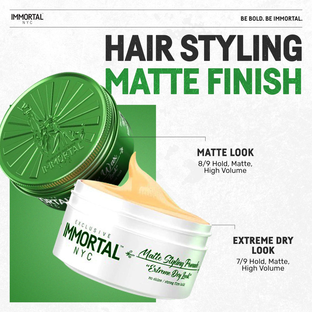 Immortal NYC Matte Look all-day control in everyday styling.