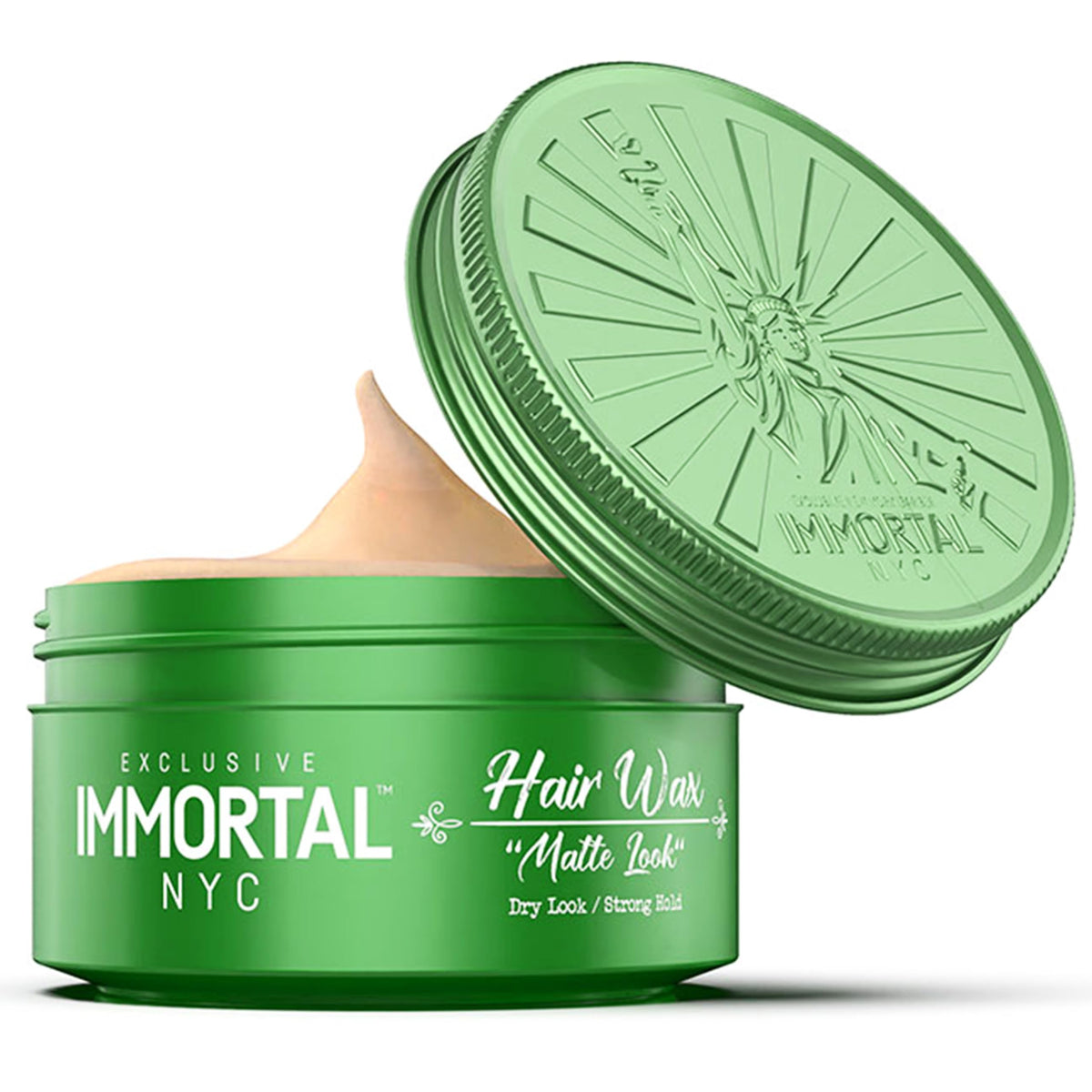 Immortal NYC Matte Look bottle closeup with matte finish and easy packaging.