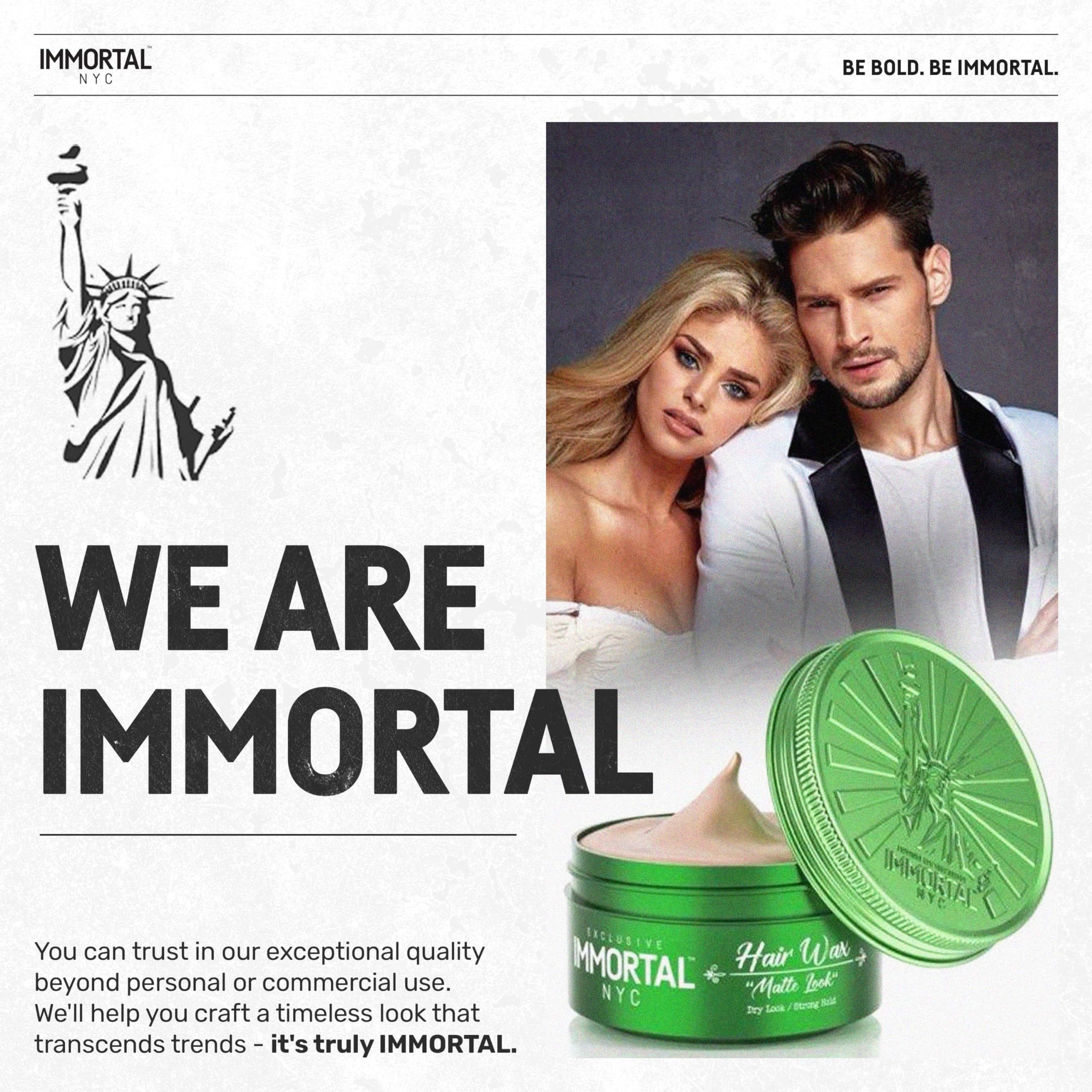 Immortal NYC Matte Look refreshing fruity scent during wear.