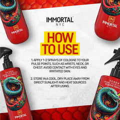 Immortal NYC Venom cap detail highlighting sleek design and easy grip.