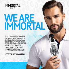 Immortal NYC Aventura unboxing reveals premium packaging and generous volume.
