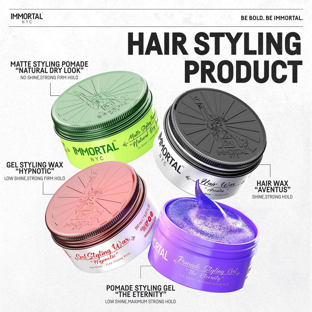 Immortal NYC Aventus strong-hold without alcohol or sulfates.