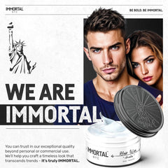 Immortal NYC Aventus no-residue finish washes out easily.