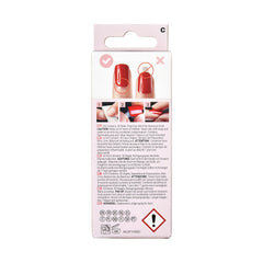 Box with 30 nails and tools ready for at-home manicure