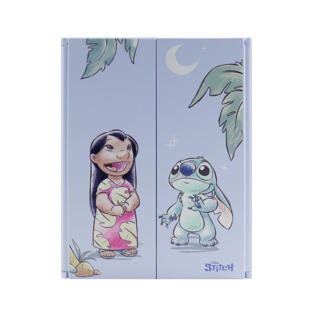 Stitch Wishes at Night mirror features 1x and 2x panels for close-up makeup tasks.