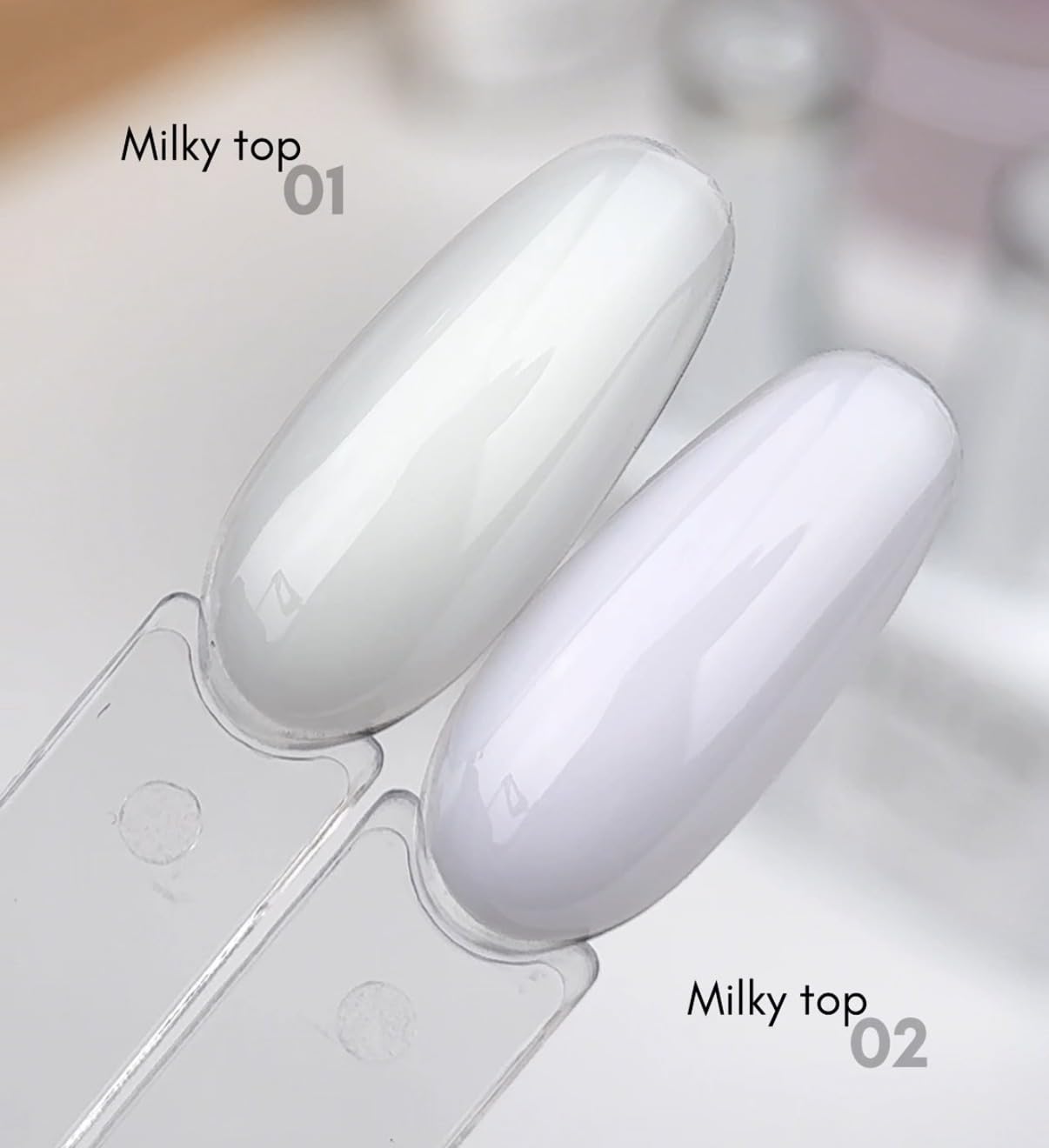 IN.HYPE Gel Cover Top Coat bottle under UV lamp demonstrates long-lasting durability.