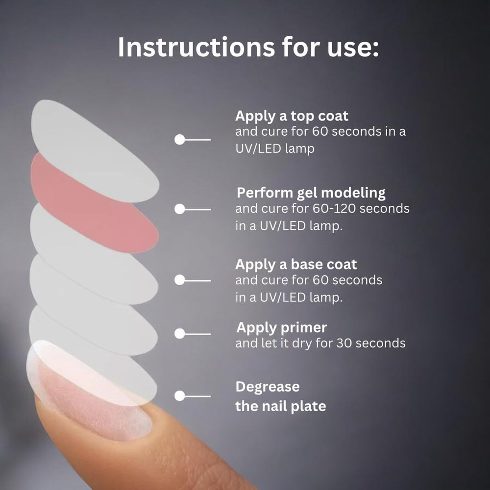 IN.HYPE Sculpting Gel works with upper and lower forms for any length