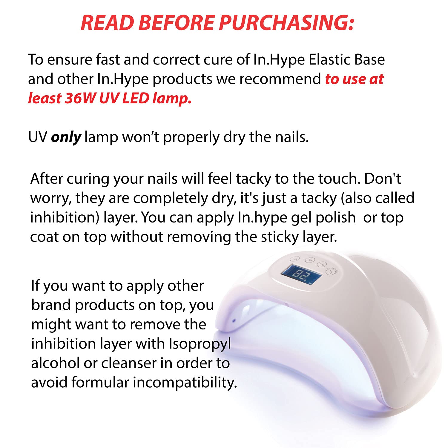 IN.HYPE Nail art overlay works with this base for long-lasting manicures.