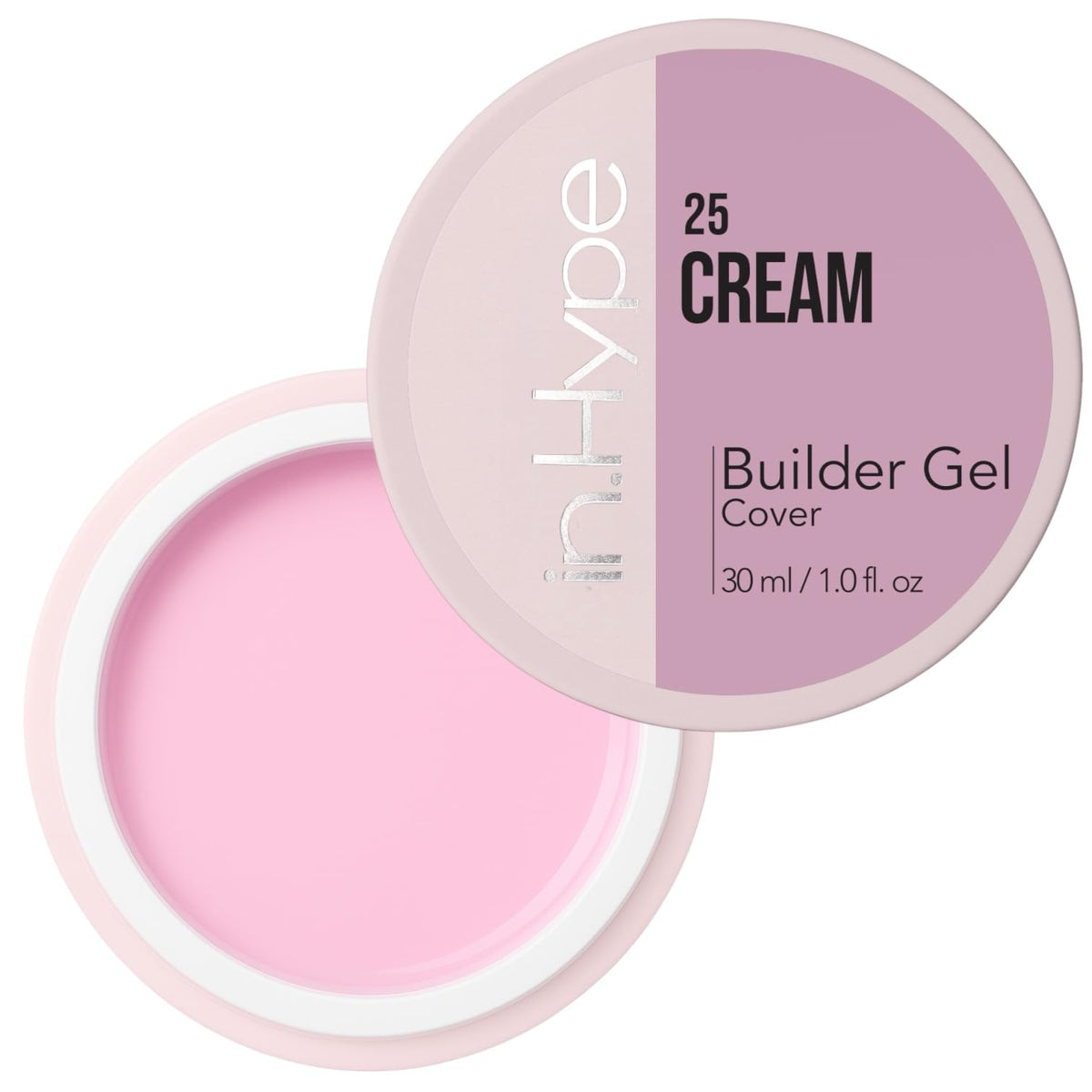 IN.HYPE camouflage gel 25 cream bottle, showing creamy finish for extended wear.