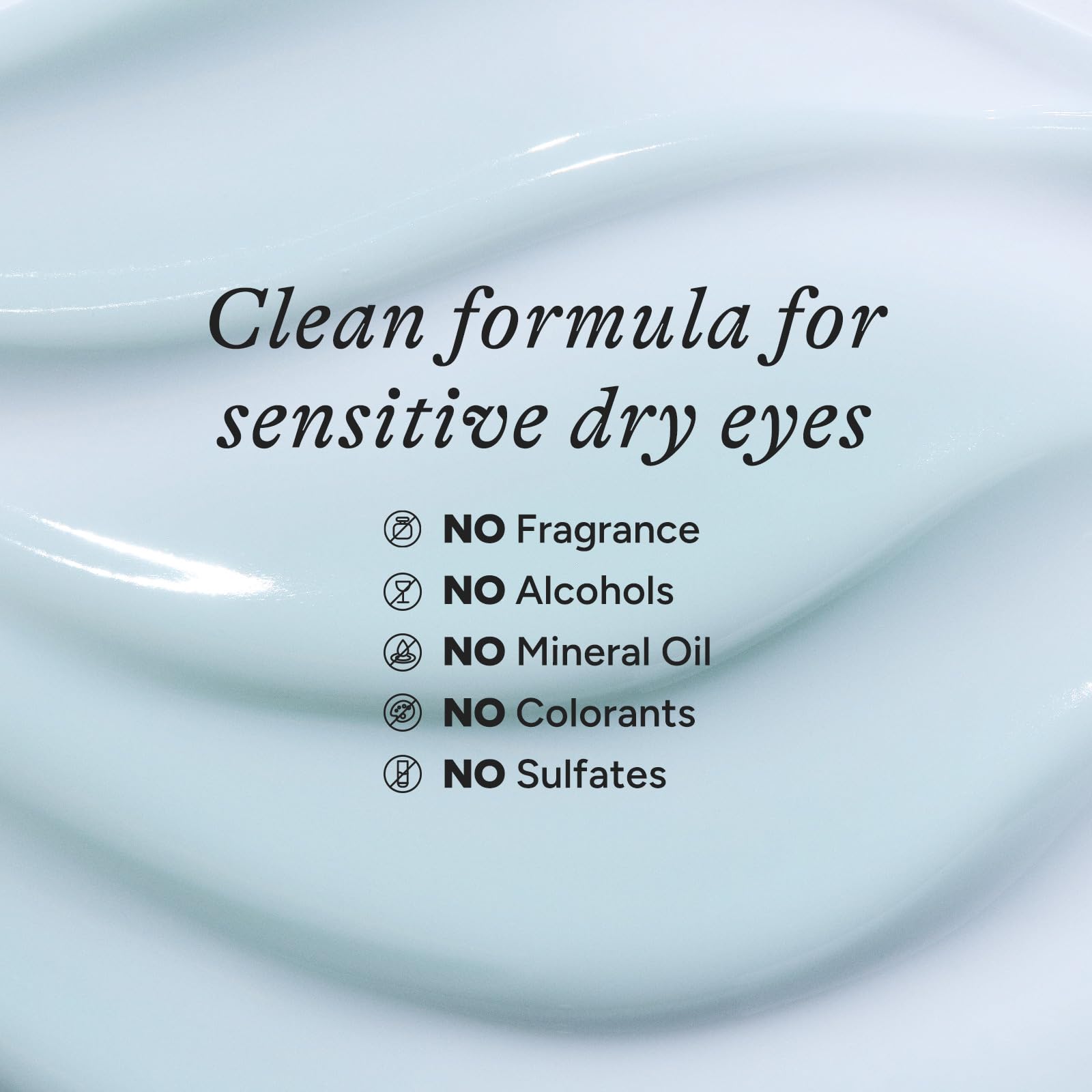 In My Eyes Caffeine Eye Serum applied to the eye area for cooling relief