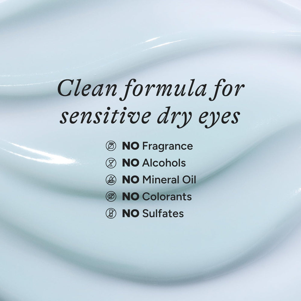 In My Eyes Caffeine Eye Serum applied to the eye area for cooling relief