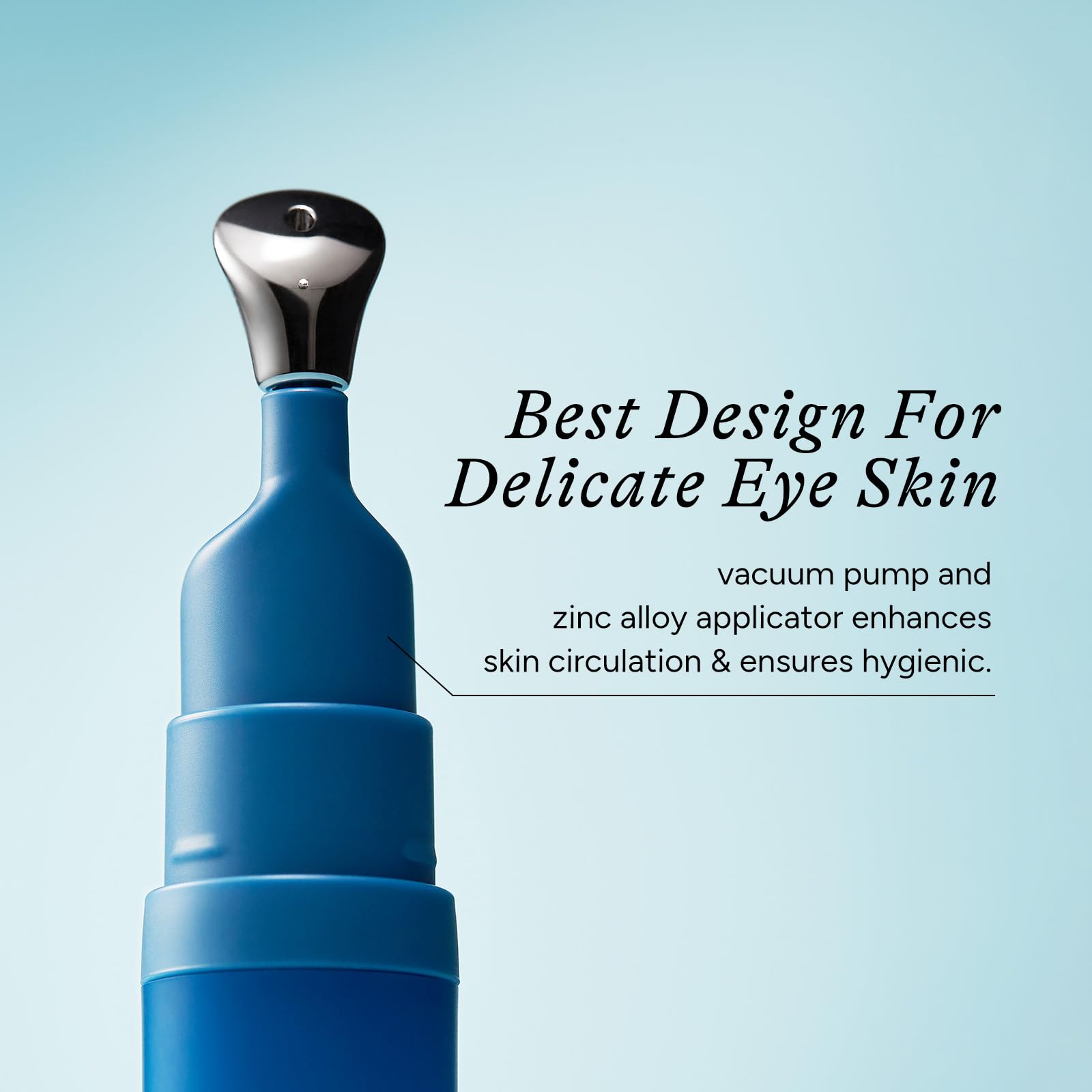 In My Eyes Caffeine Eye Serum packaging highlighting freshness and hygiene