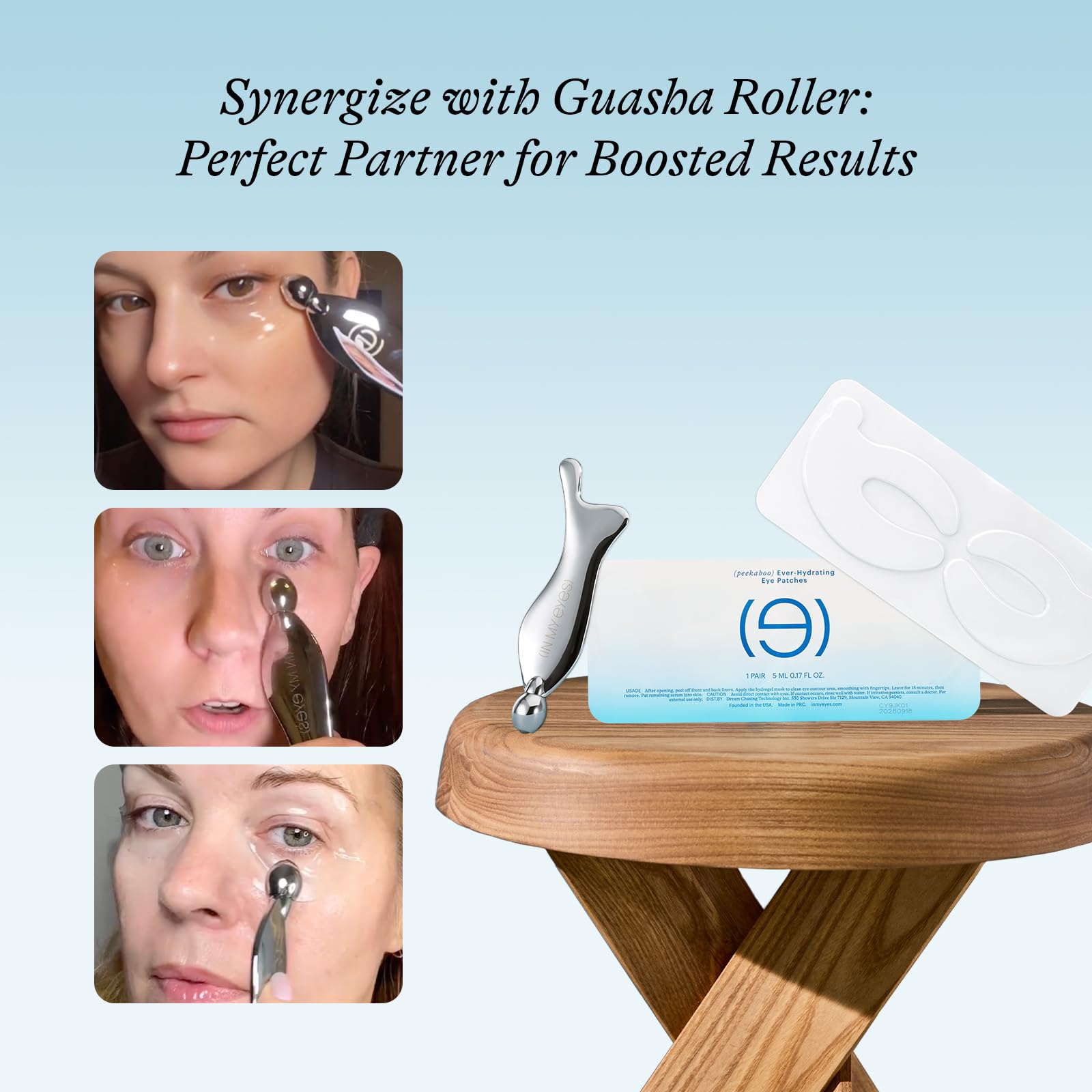 In My Eyes 0.01-inch hydrogel sheet delivers concentrated serum with a cooling feel.