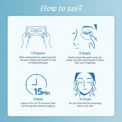 In My Eyes travel-friendly eye patches are fragrance-free and safe for sensitive eyes.