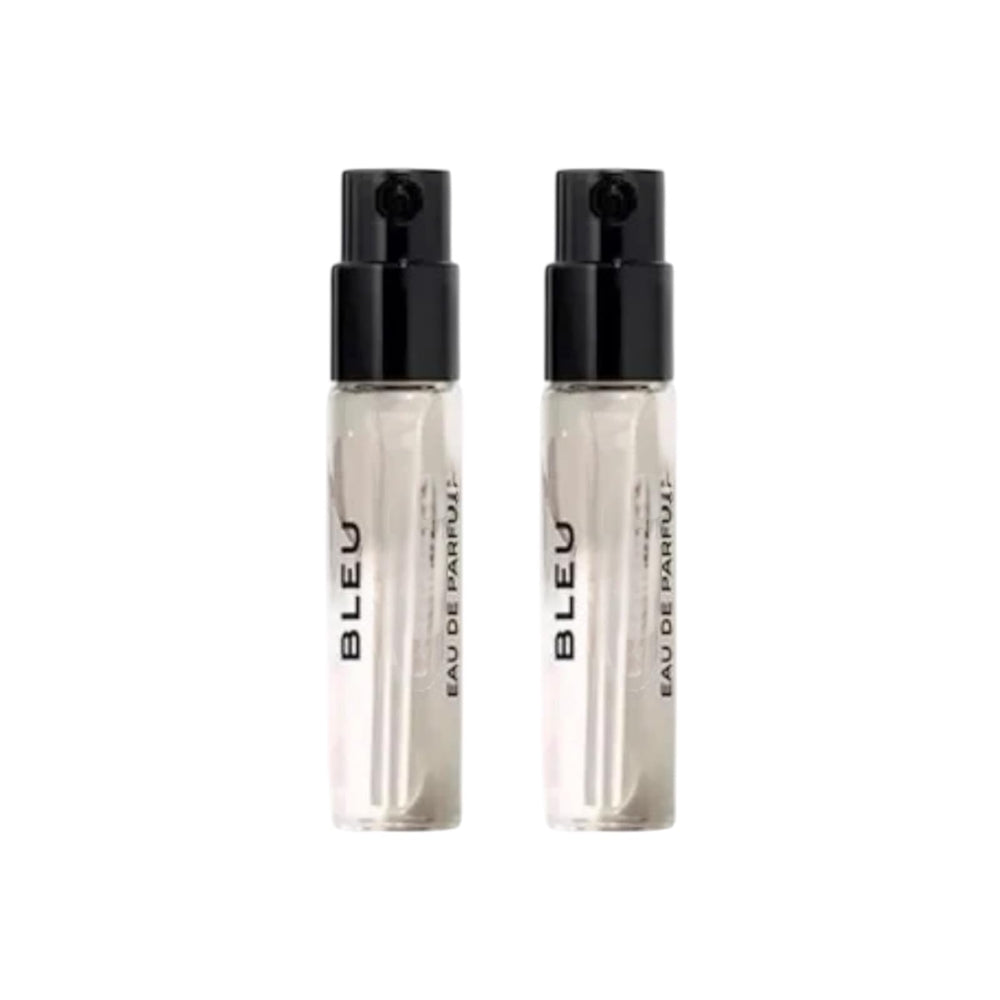 In1mart Bleu two 1.5ml perfume sample vials ideal for travel and scent exploration.