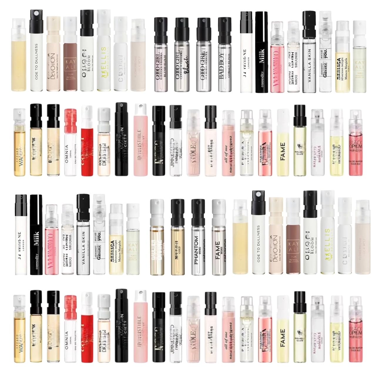 In1mart sample pack cover shows variety for easy fragrance discovery