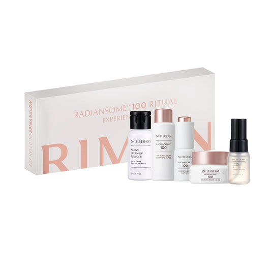 INCELLDERM Radiansome Active Clean-Up Powder cleanses and exfoliates for refreshed skin