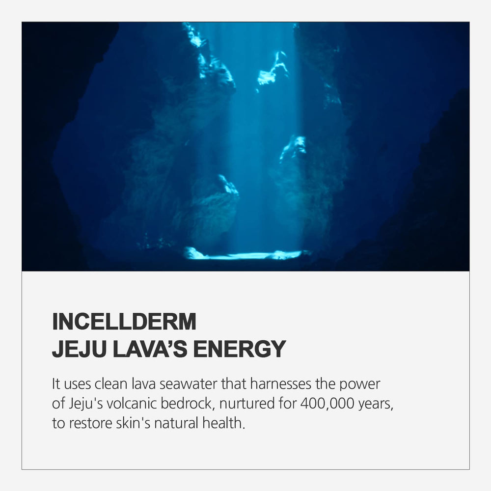 INCELLDERM Riman Serum EX drop texture—silky absorption for nourished skin.