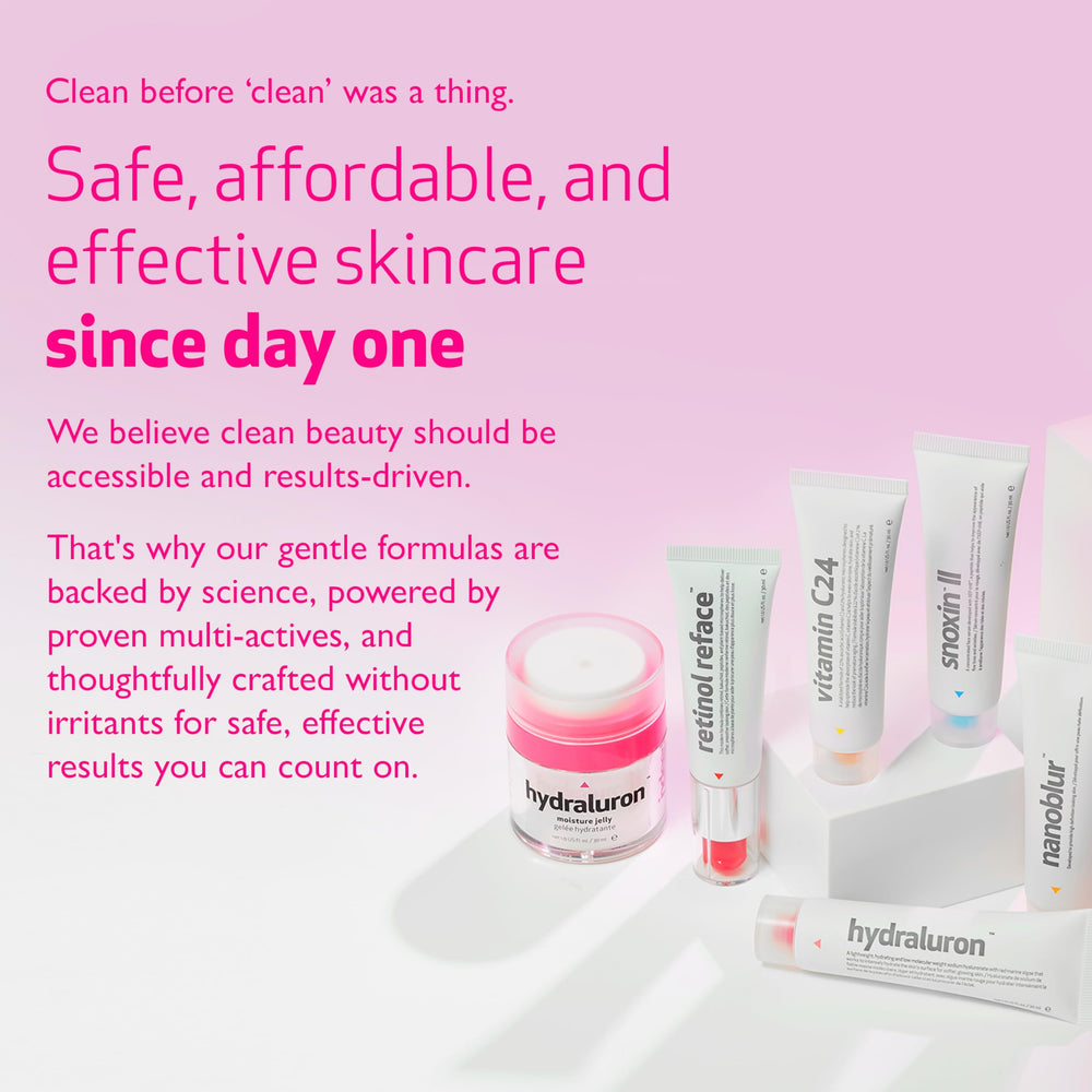 Indeed Nanoblur packaging display of the 30 mL bottle.
