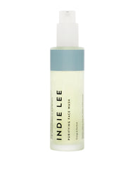 Indie Lee Purifying Face Wash bottle shown for daily detox cleansing and makeup removal.