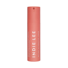 Indie Lee rambutan-paracress cream jar close-up for anti-aging texture