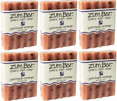 Indigo Wild Zum Goat's Milk Soap Bar with patchouli-orange lather for gentle daily cleansing