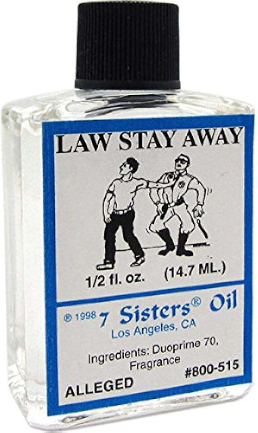Indio 7 Sisters New Orleans perfumed oil bottle for rituals and meditation.