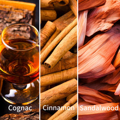 INDIRA SAN FRANCISCO Cognac Vanilla spray release illustrating smooth diffusion.
