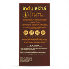 INDULEKHA Bringha oil scalp massage moment supports absorption