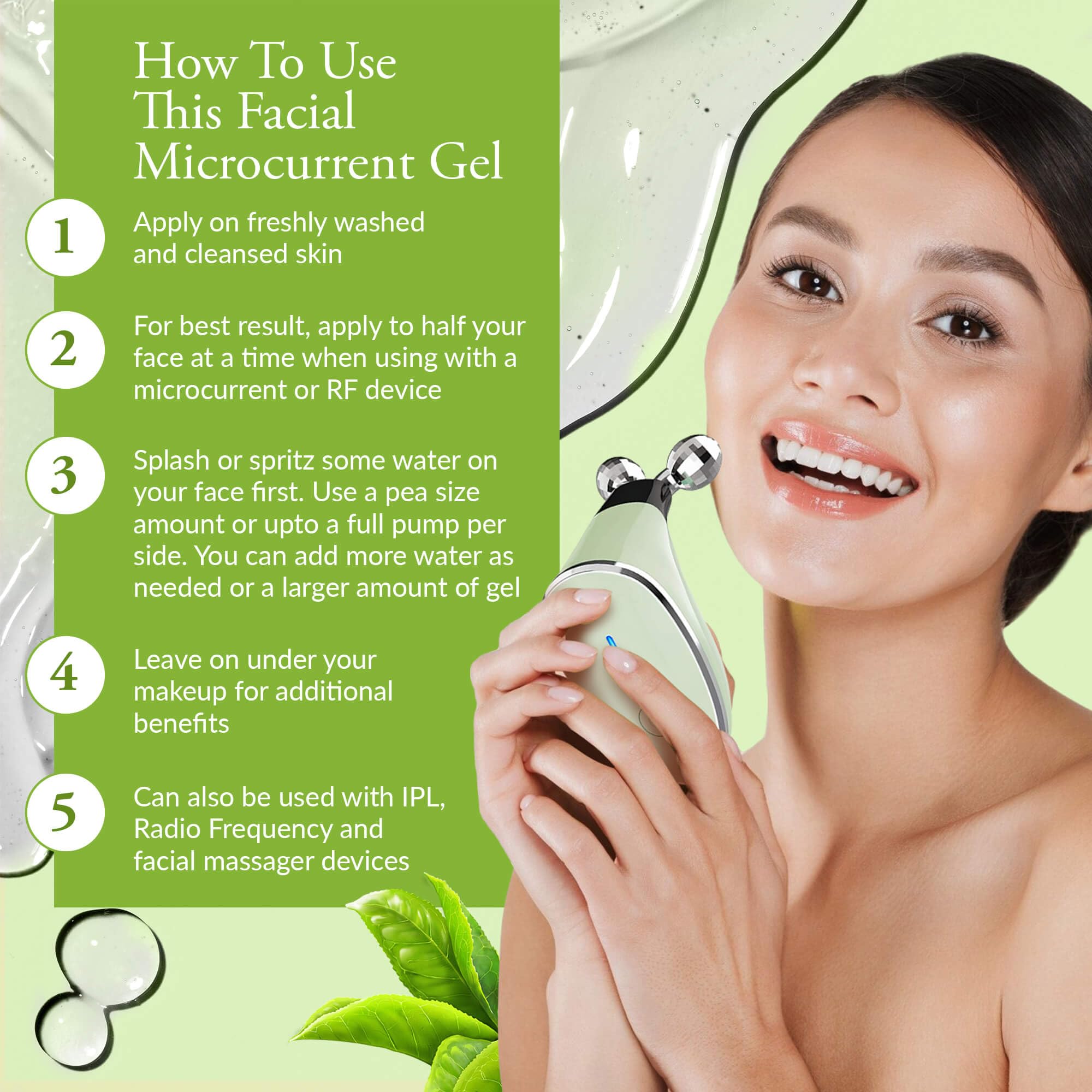 IndulgeMe face and body sculpting primer for even application.