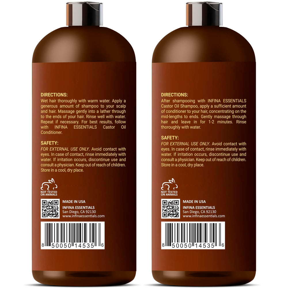 INFINA ESSENTIALS 16 oz bottle close-up