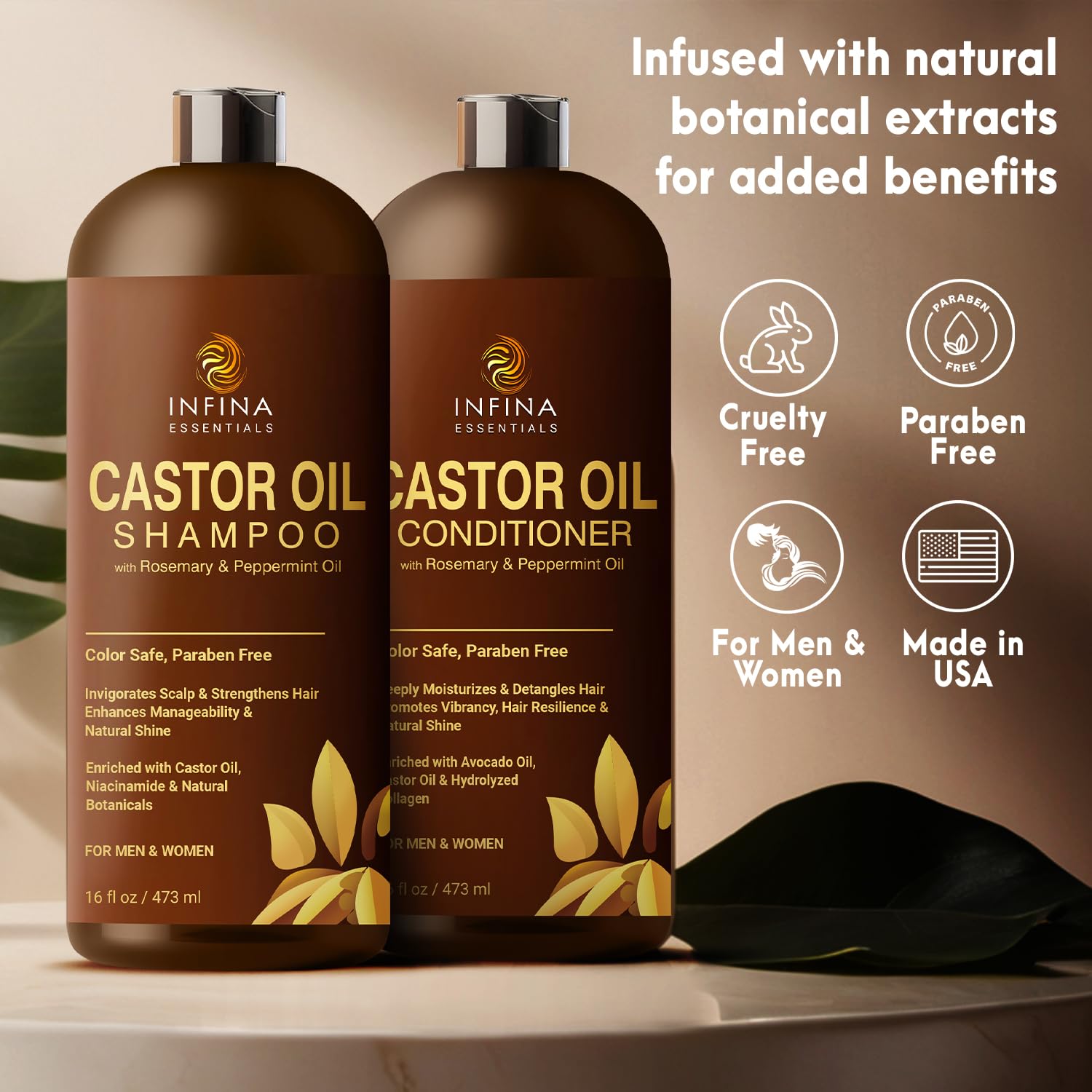 INFINA ESSENTIALS conditioner smoothing detangling for silky hair