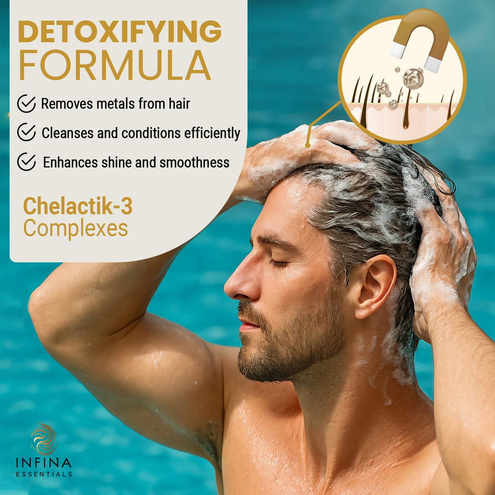 Infina Essentials creamy lather demonstrating gentle cleansing for all hair types