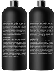 INFINA ESSENTIALS Hair in bathroom scene showing mineral buildup removal