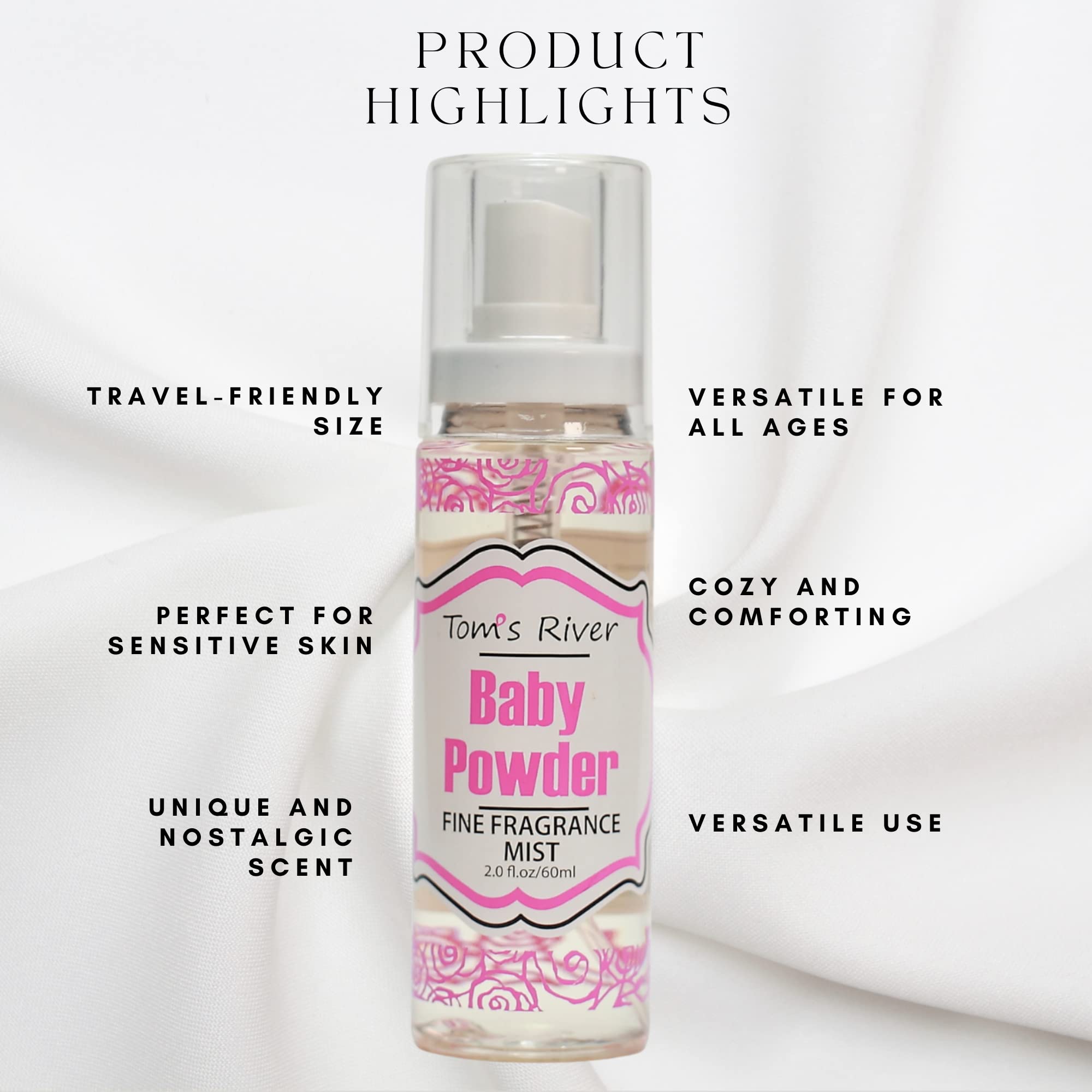 Infinix baby powder scent fragrance mist unisex — versatile wear