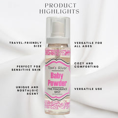 Infinix baby powder scent fragrance mist unisex — versatile wear