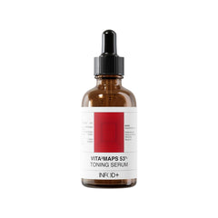 INFODPLUS Vita³MAPS 53-toning-serum bottle for nightly brightening routine.