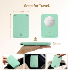 INFOOD rechargeable USB mirror with 1000mAh battery for cordless styling
