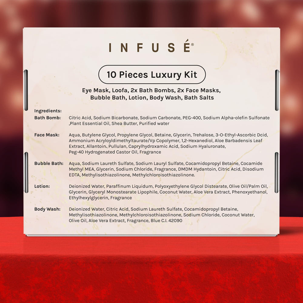 Elegant INFUSÉ gift packaging ready for gifting