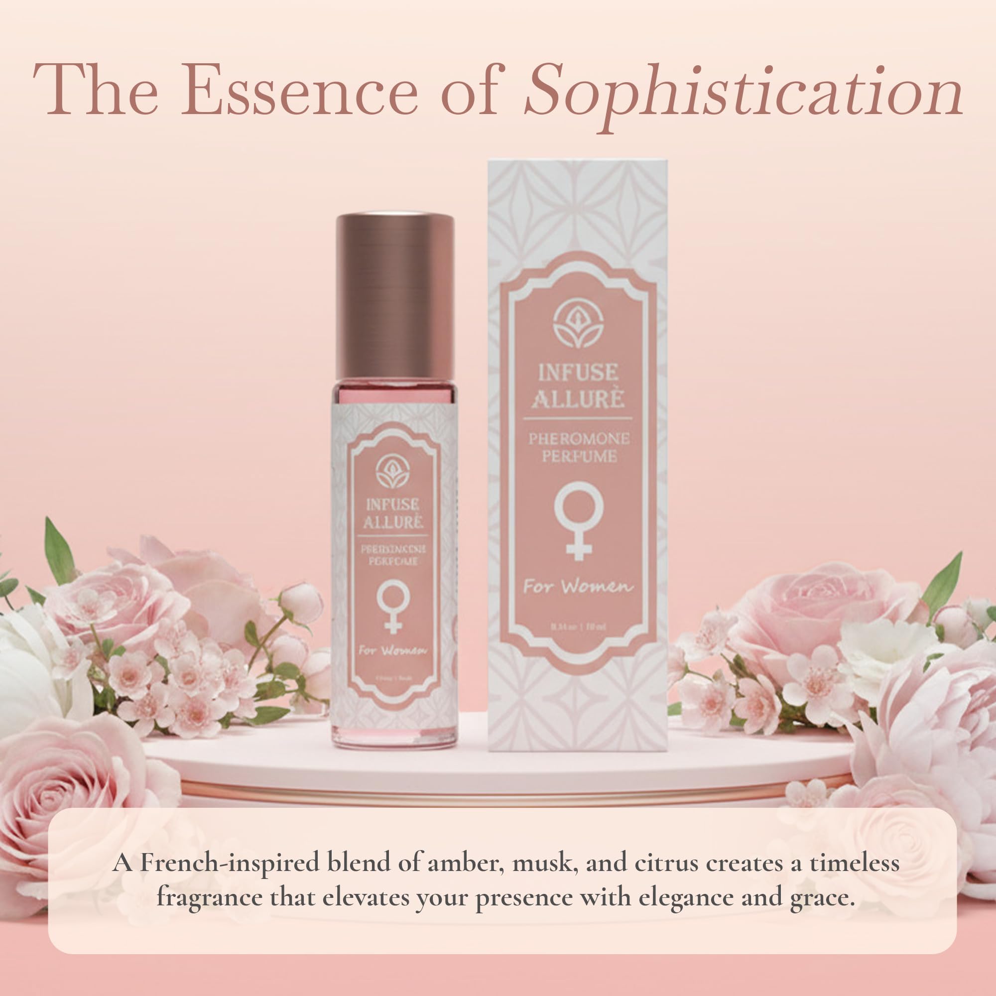 Infuse Allurè precise roll-on use for mess-free application