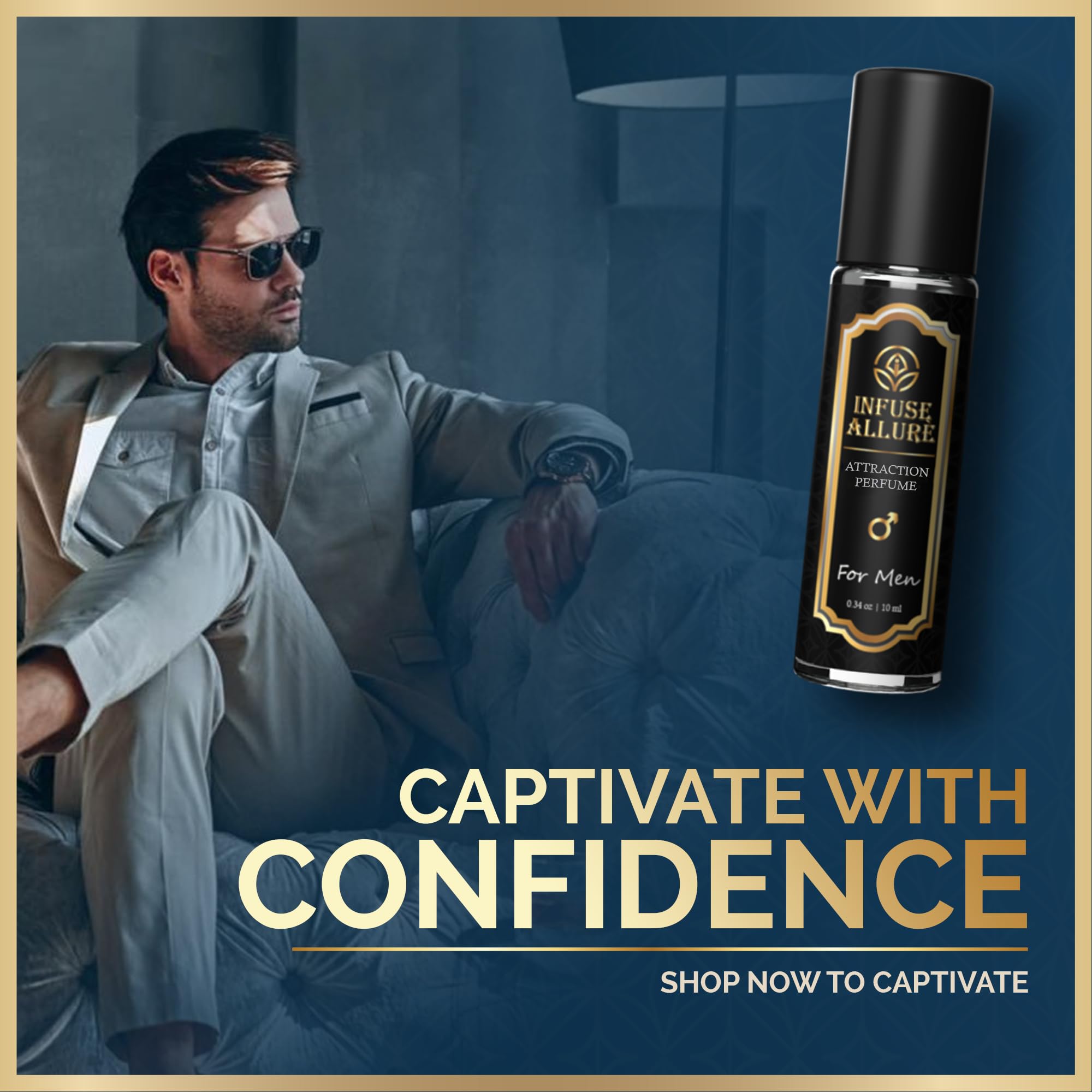Infuse Allurè roll-on application demonstrates quick, controlled scent release.