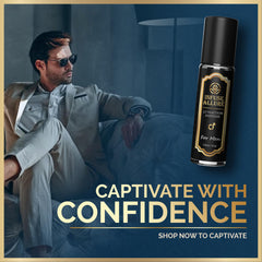 Infuse Allurè roll-on application demonstrates quick, controlled scent release.