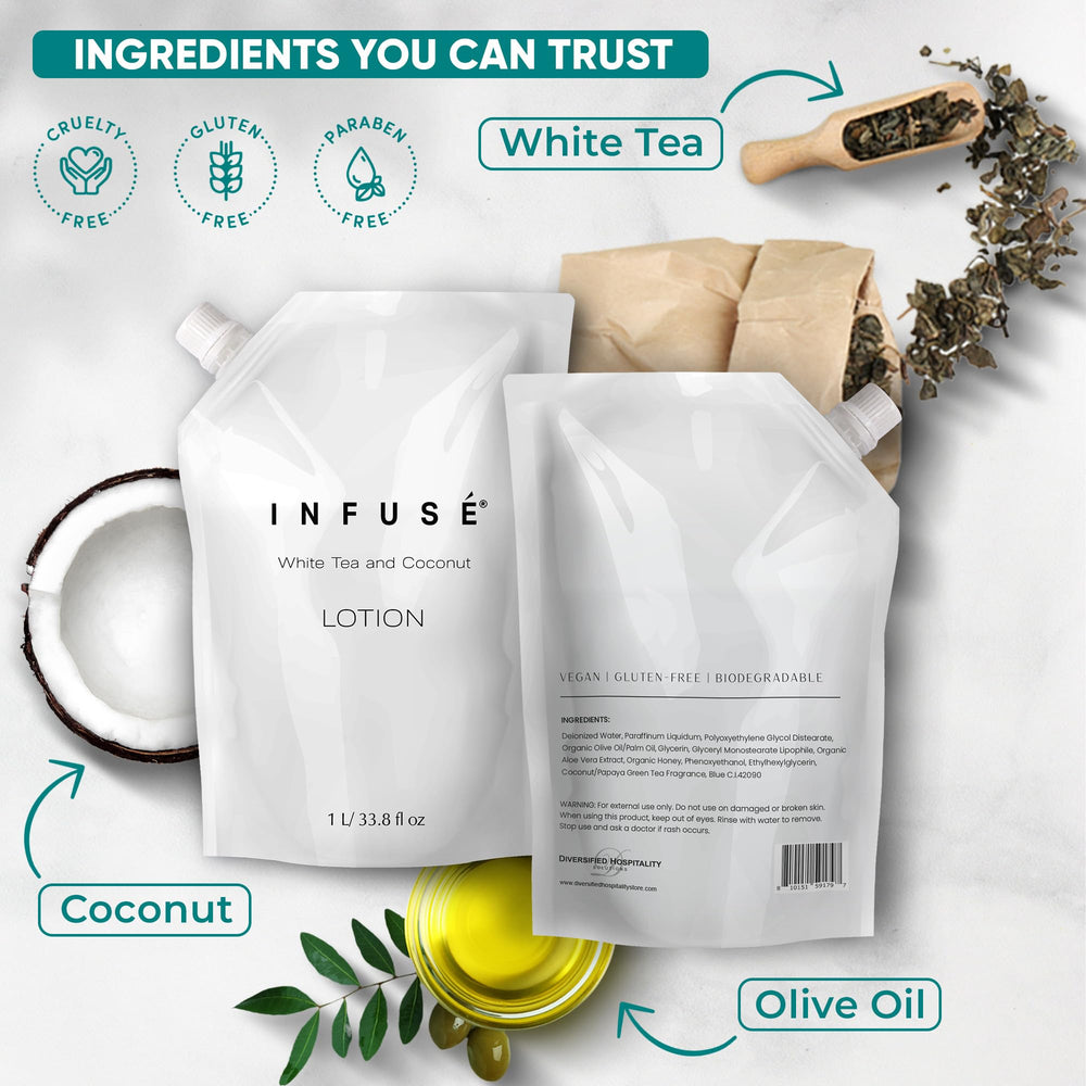 INFUSÉ eco-friendly packaging closeup highlighting sustainability for hosts.