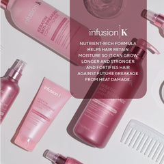 Infusion K USA-made label highlighting clean ingredients and cruelty-free formula.