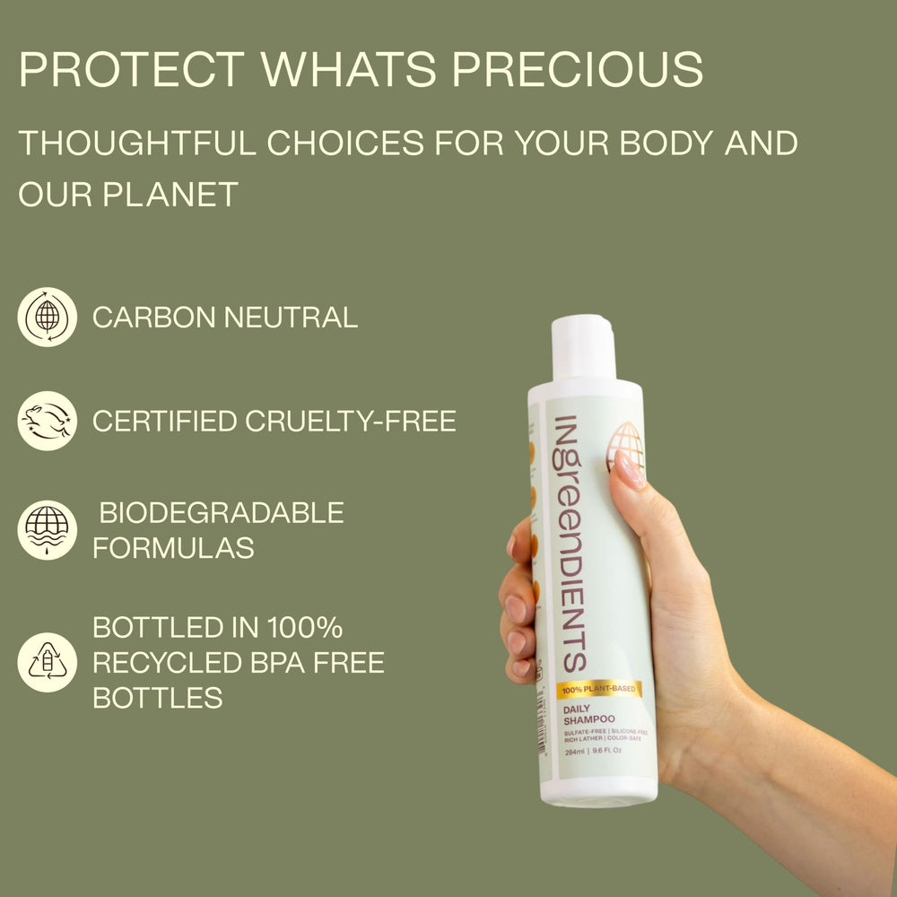 Ingreendients cruelty-free gluten-free badge on bottle signals ethical care.