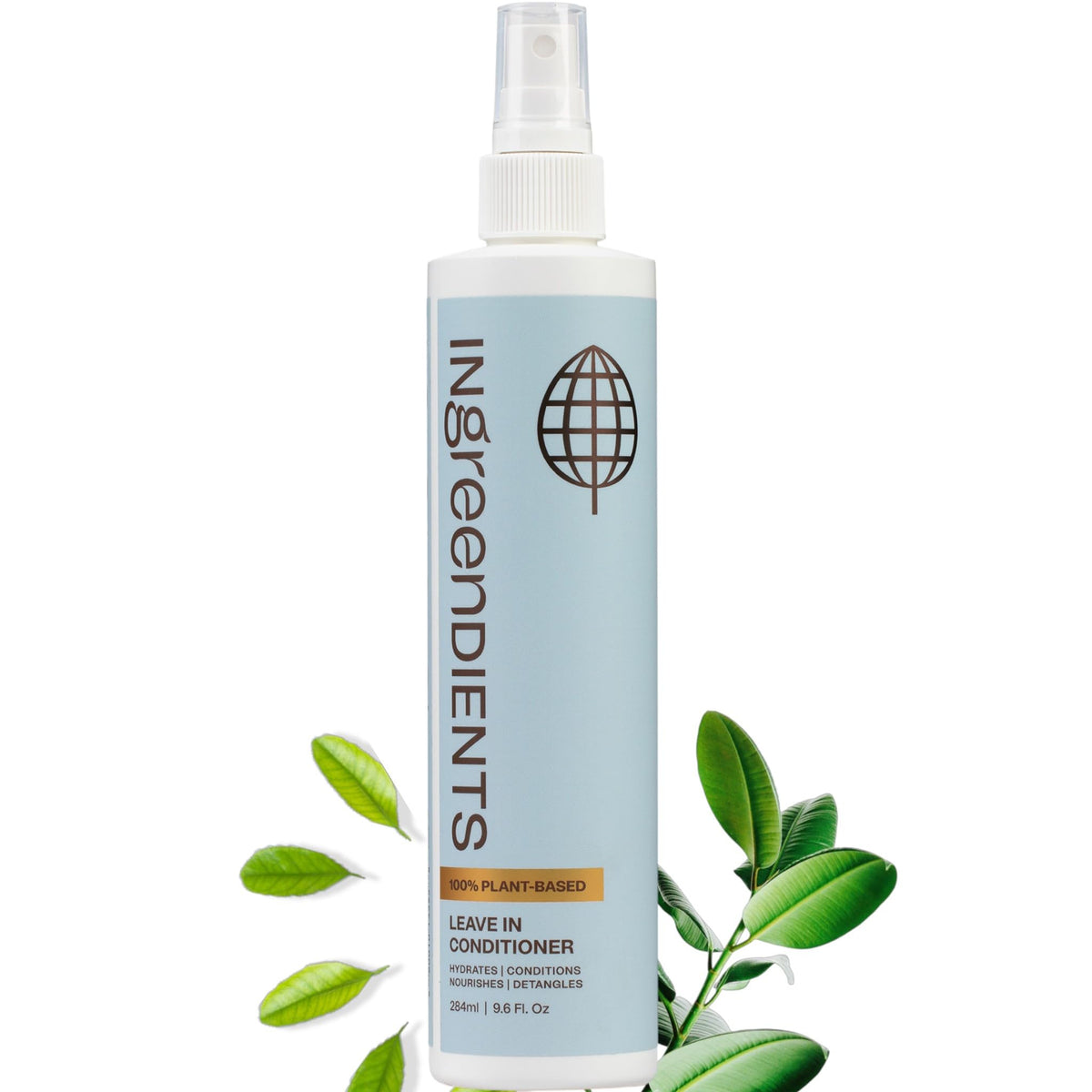 Ingreendients detangler bottle pour for easy detangling and shine.