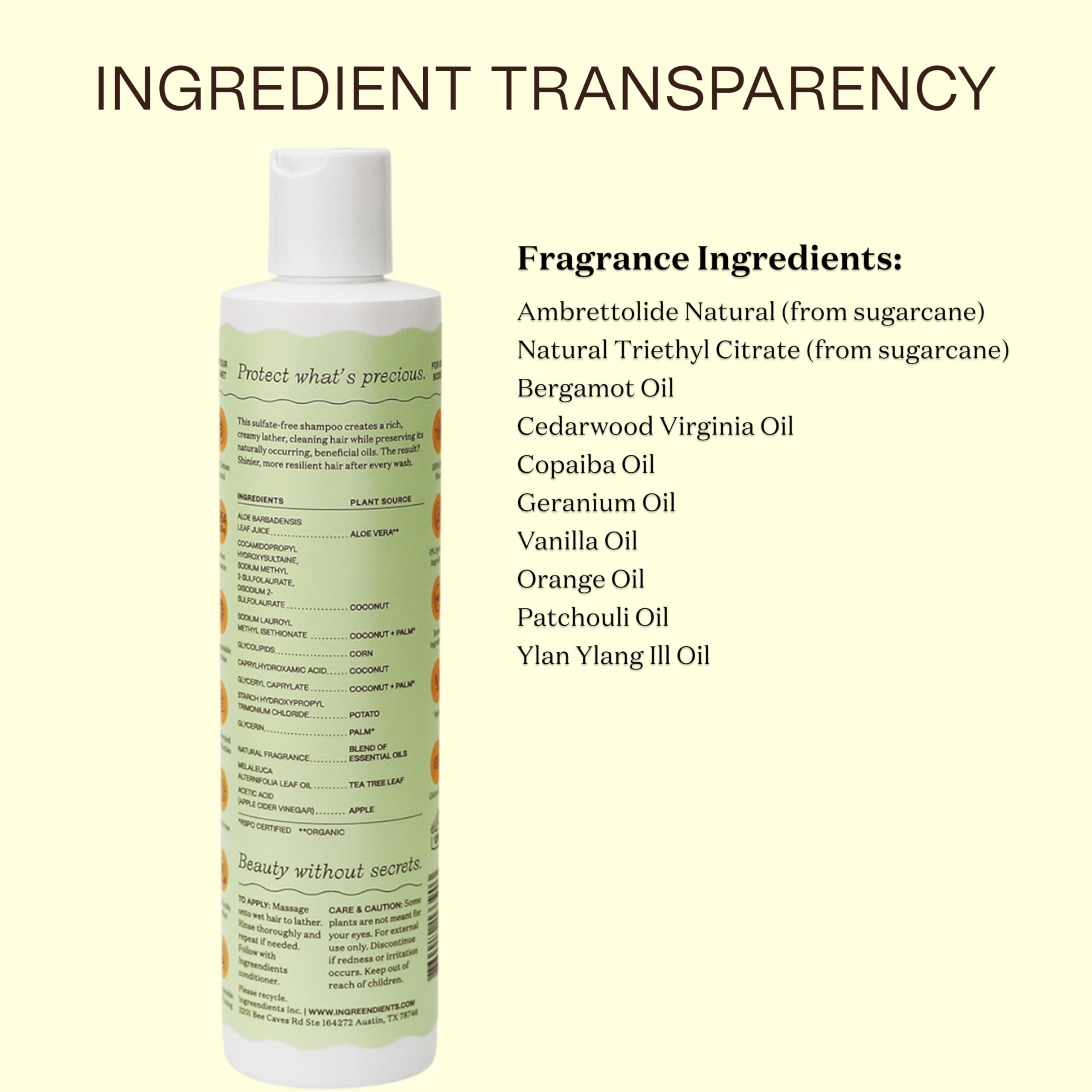 Ingreendients made-in-california small-batch label emphasizes quality and accountability.