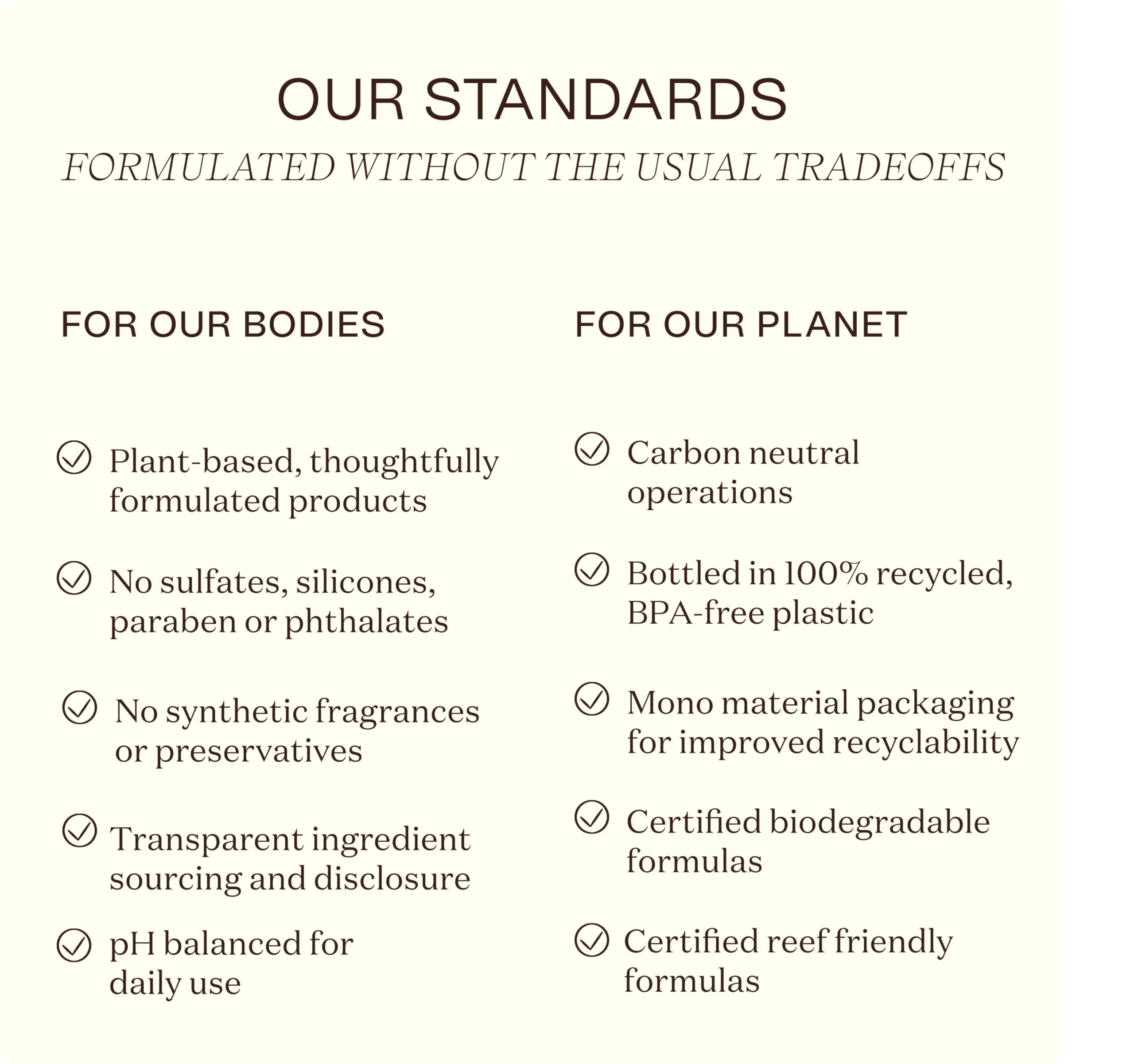 Ingreendients proudly made in California in small batches for quality control.