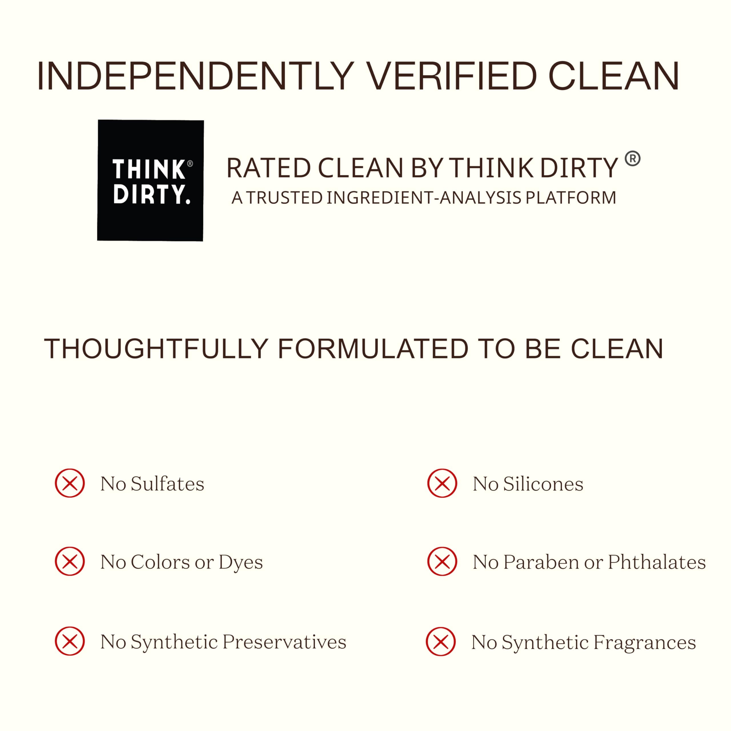 Ingreendients rich creamy lather bottle delivers comfortable post-shower skin