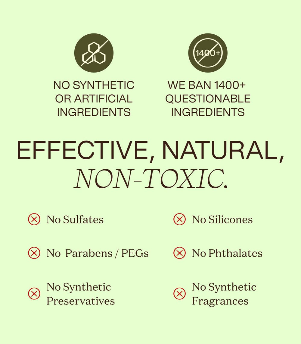 Ingreendients Tea Tree Conditioner routine image shows wash and condition steps for healthy hair